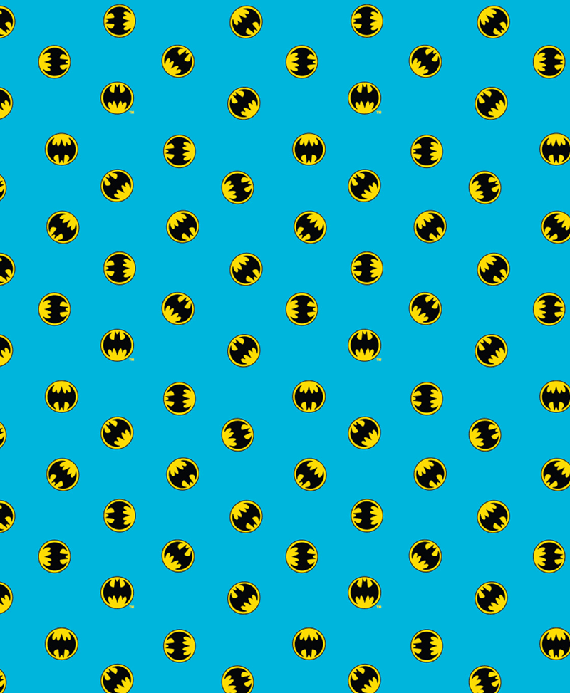 Craft Cotton Co - DC Comics - Batman Logo (Small) - Blue