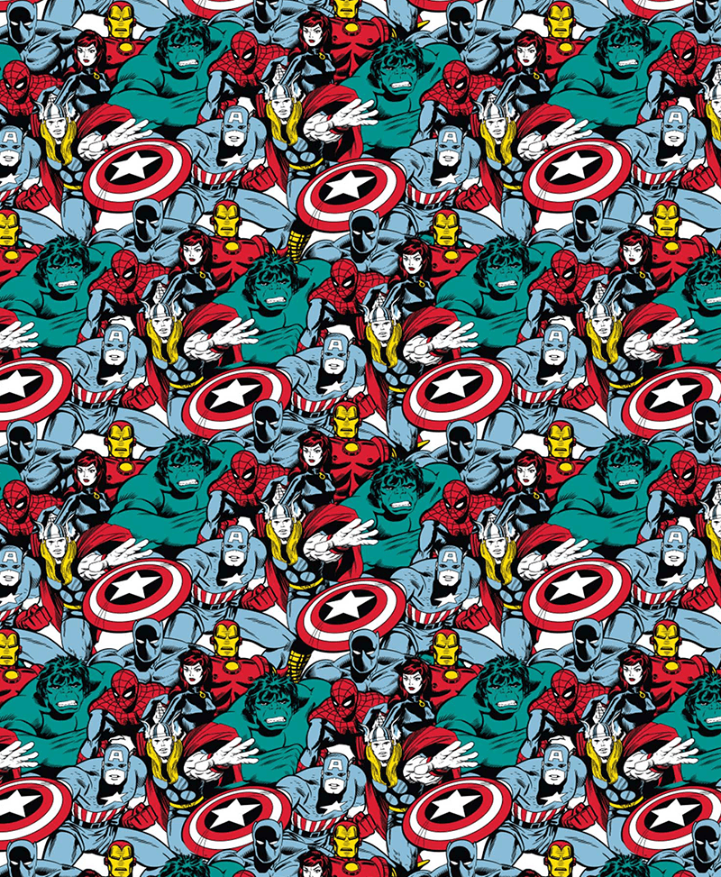 Craft Cotton Co - Marvel - Power Heros