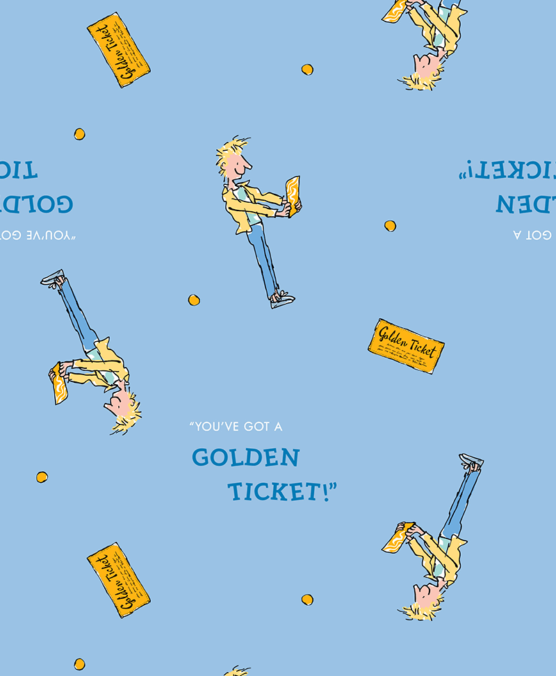 Craft Cotton Co - Roald Dahl - Charlie and The Chocolate Factory - 05 The Golden Ticket