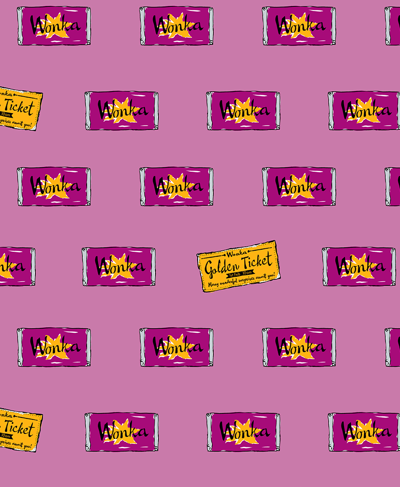 Craft Cotton Co - Roald Dahl - Charlie and The Chocolate Factory - 04 Wonka Bars