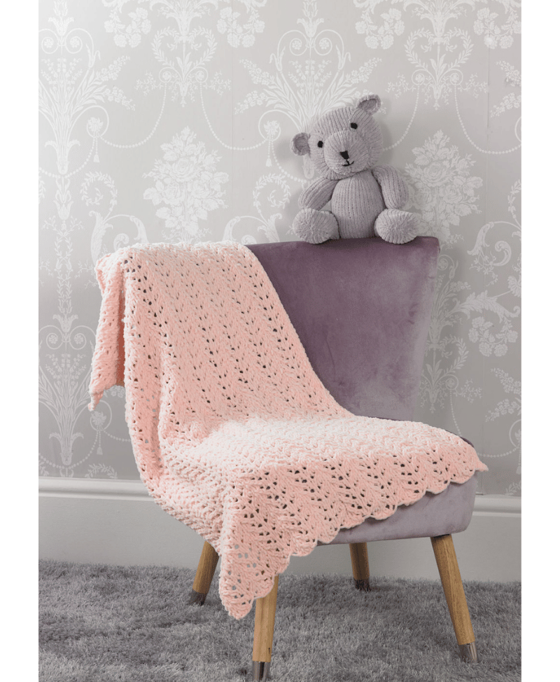 James C Brett JB526 Blanket Teddy in Flutterby Chunky – Wool and