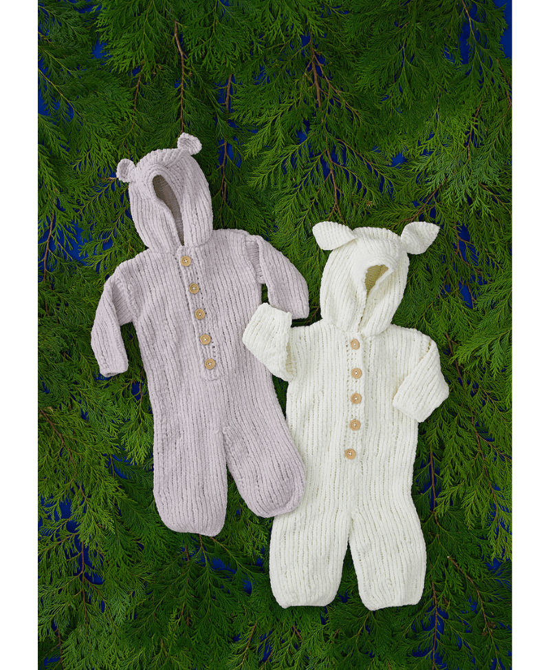 James C Brett JB710 All in One Suits in Flutterby Chunky