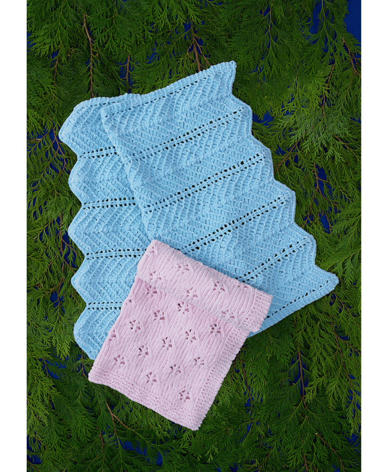 James C Brett JB711 Blankets in Flutterby Chunky