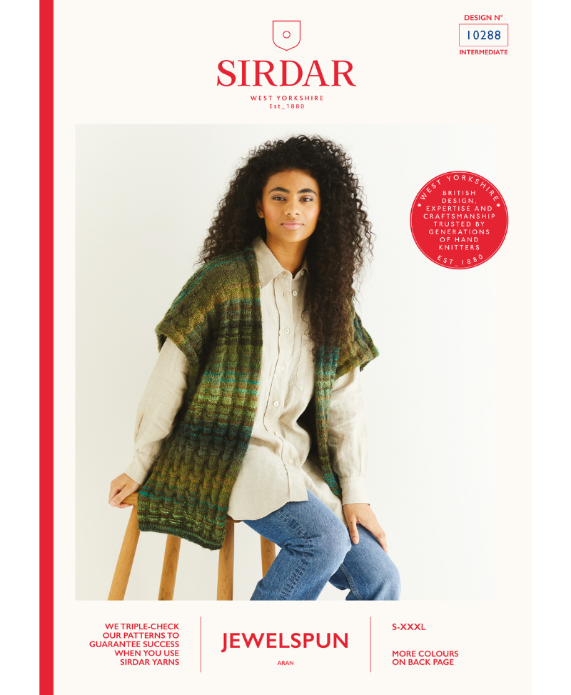 Sirdar 10288 Cape in Sirdar Jewelspun