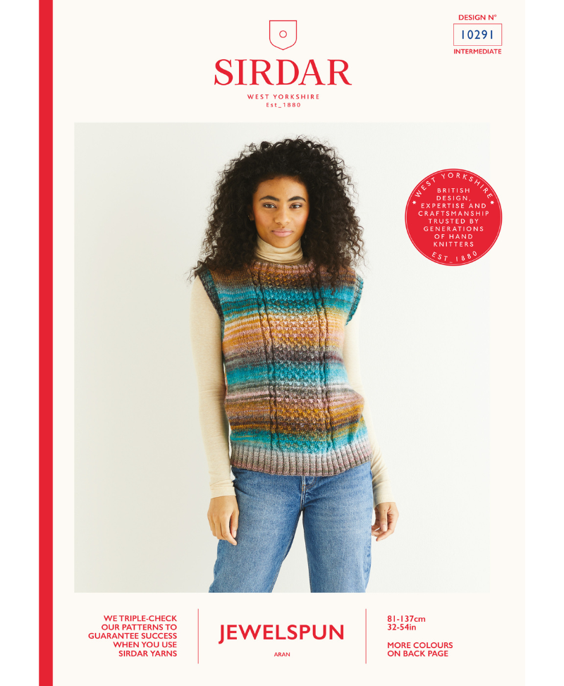 Sirdar 10291 Tank Top in Sirdar Jewelspun