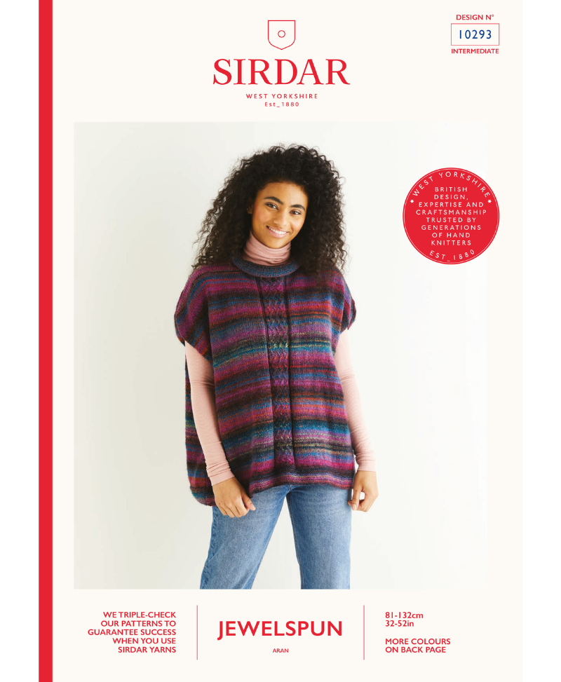 Sirdar 10293 Tunic in Sirdar Jewelspun