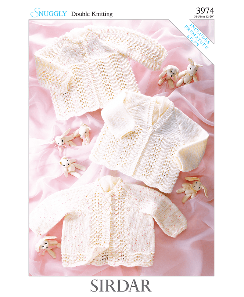 Sirdar 3974 Cardigans in Snuggly DK (Leaflet)