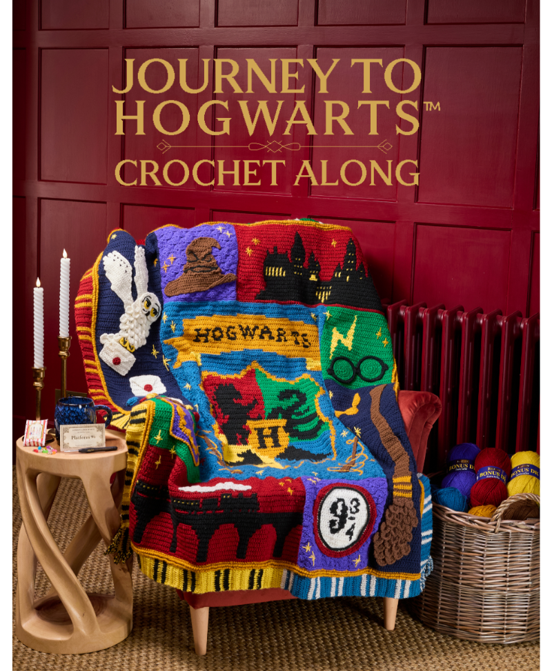 Sirdar x Harry Potter Journey to Hogwarts CAL Colour Pack