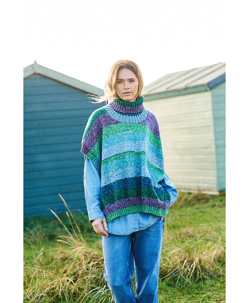 Stylecraft 10003 Ponchos in Batik Swirl DK