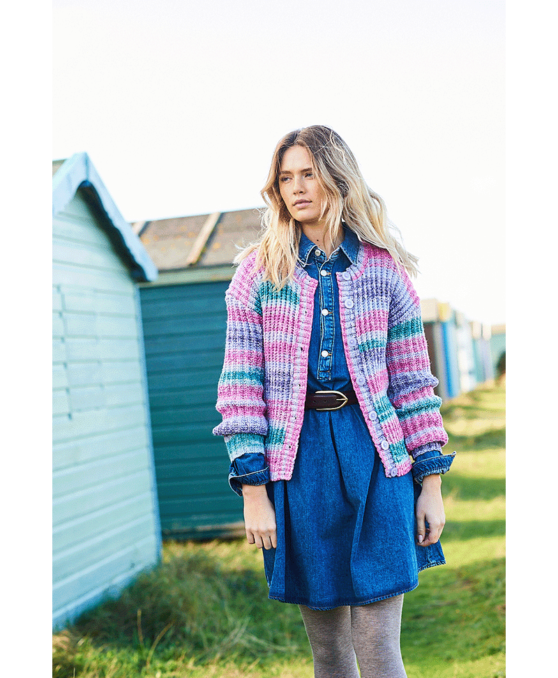 Stylecraft 10004 Cardigans in Batik Swirl DK