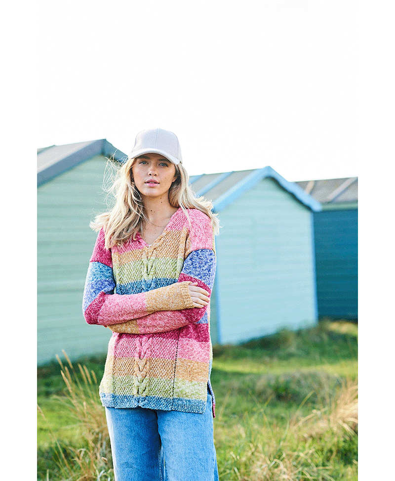 Stylecraft 10006 Tank Top & Sweater in Batik Swirl DK