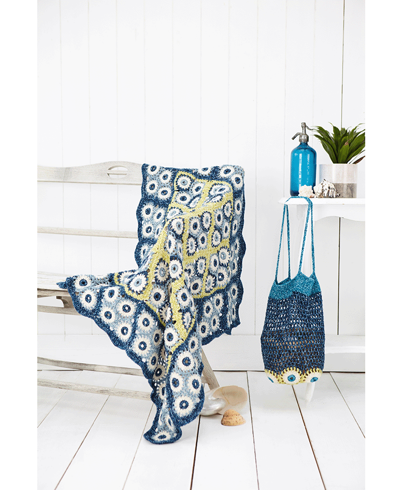 Stylecraft 9299 Crochet Blanket & Bag in Batik DK