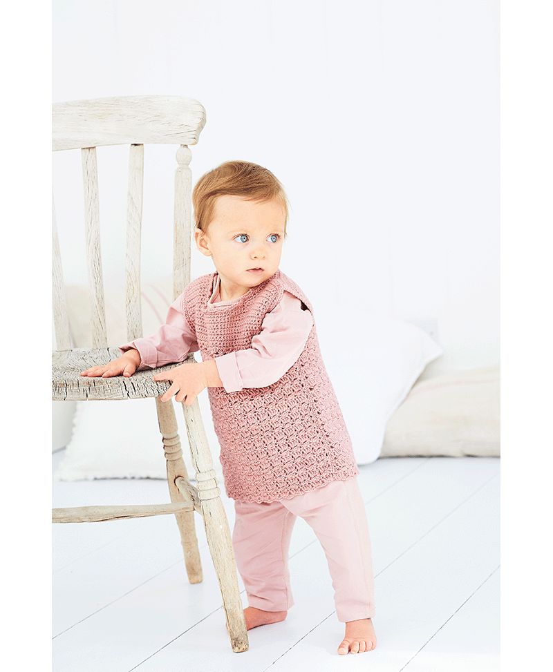 Stylecraft 9607 Crochet Tunic & Dress in Bambino DK