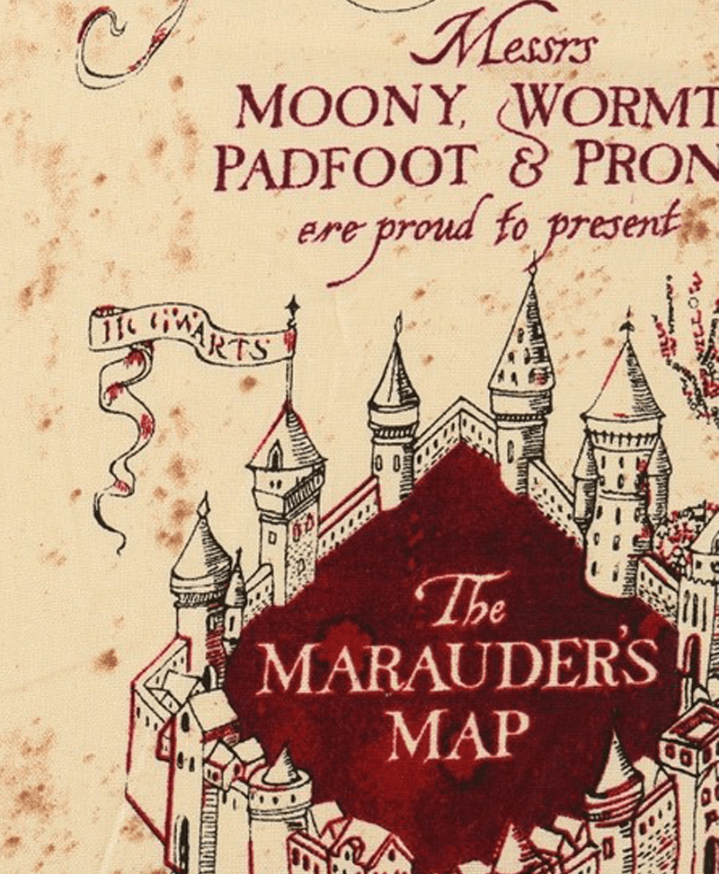 Craft Cotton Co - Harry Potter - The Marauders Map