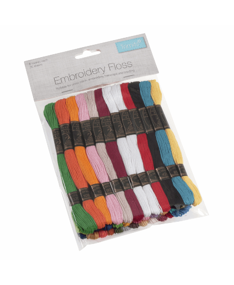 Trimits Embroidery Floss - Brights pack of 36