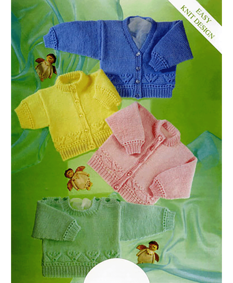 UKHKA 1 UK Hand Knit Assoc. Double Knitting Cardigans & Sweater