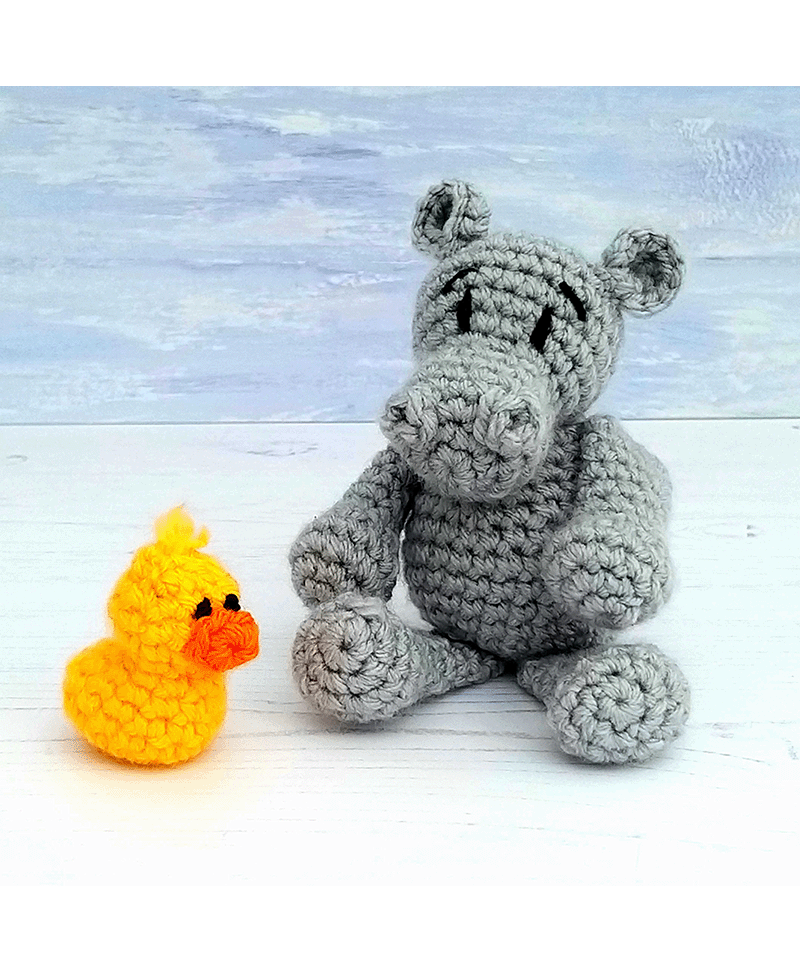 Wee Woolly Wonderfuls Baby Hippo in Stylecraft Special Chunky