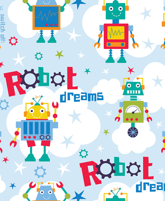 Craft Cotton Co - Robot Dreams - Clouds