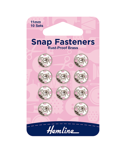 Hemline Snap Fasteners Sew-on