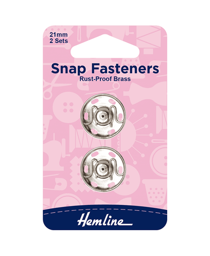 Hemline Snap Fasteners Sew-on