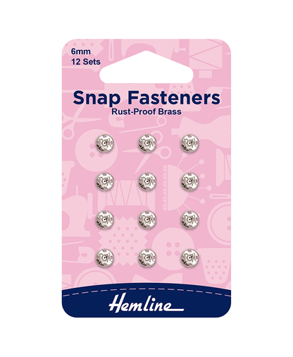 Hemline Snap Fasteners Sew-on