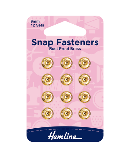 Hemline Snap Fasteners Sew-on