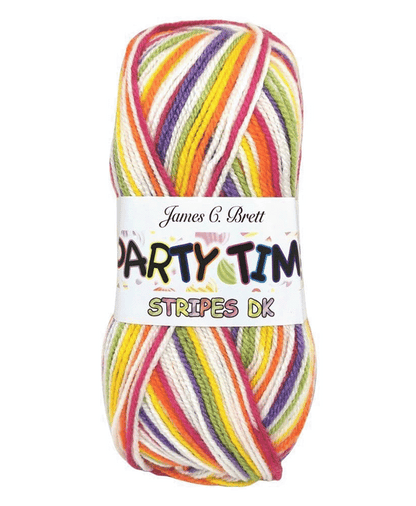 James C Brett Partytime Stripes DK - Discontinued