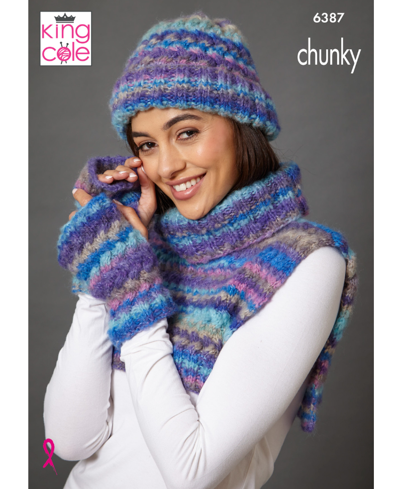 King Cole 6387 Accessories in Flair Chunky