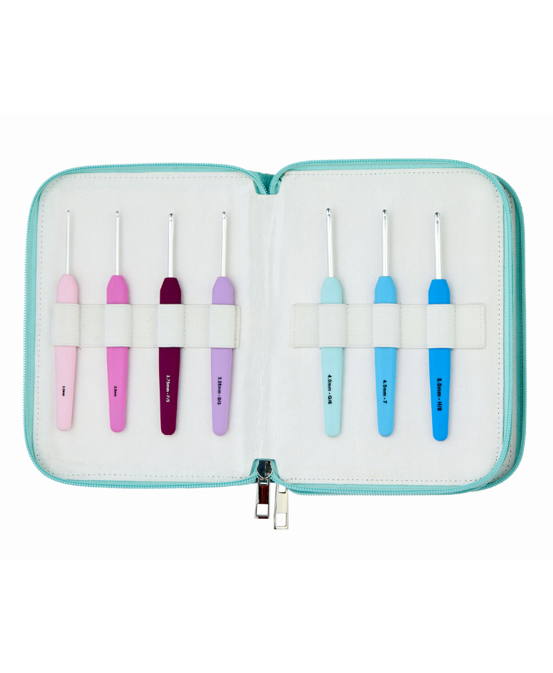 Knit Pro Waves Soft Grip Crochet Hook Set - Grande