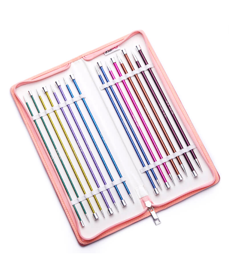 Knit Pro Zing Single Pointed Needle - Deluxe set - 30cm