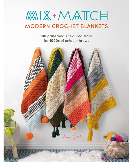 Mix & Match Modern Crochet Blankets (Book)