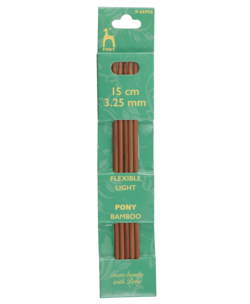 Pony Bamboo Double Pointed Knitting Needles