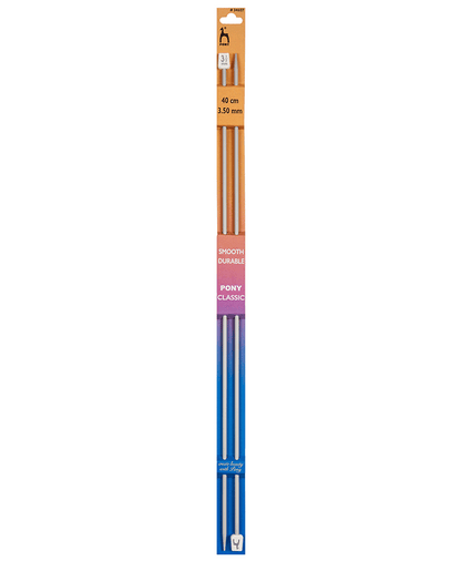 Pony Single Pointed Knitting Needles 40cm
