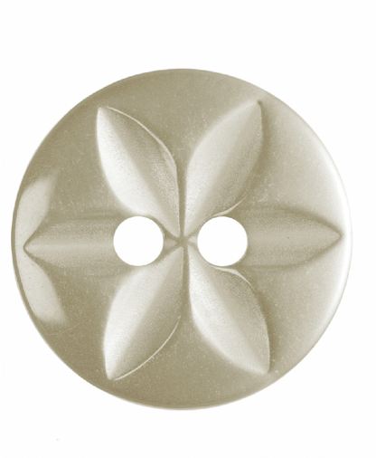 Round Star Buttons - Size 22 (14mm)