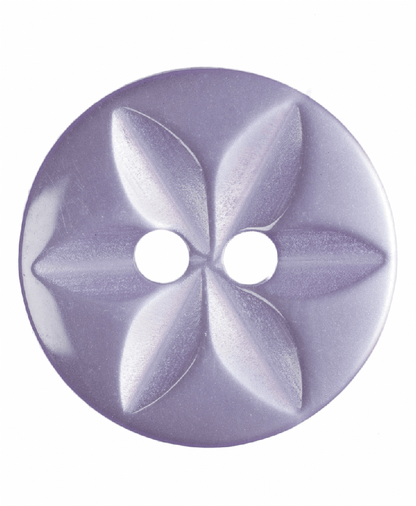 Round Star Buttons - Size 22 (14mm)
