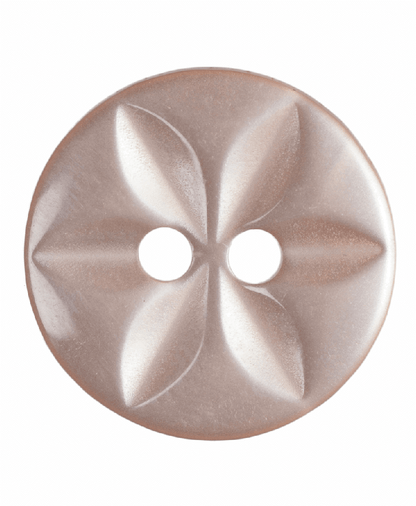 Round Star Buttons - Size 22 (14mm)