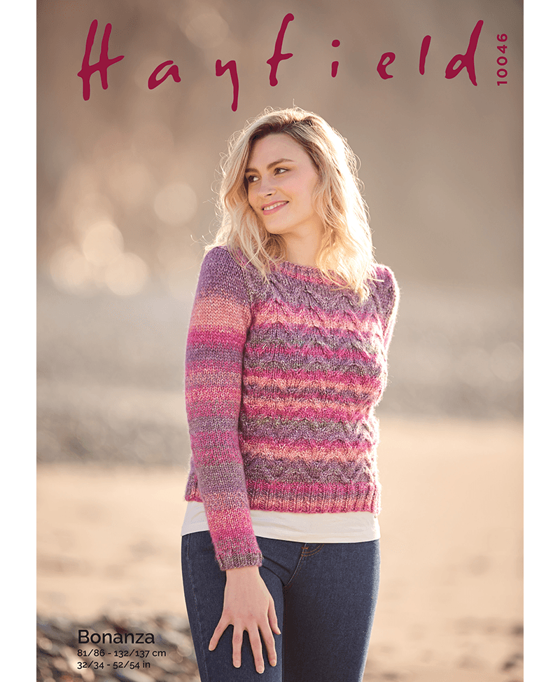 Sirdar 10046 Sweater in Hayfield Bonanza (Leaflet)