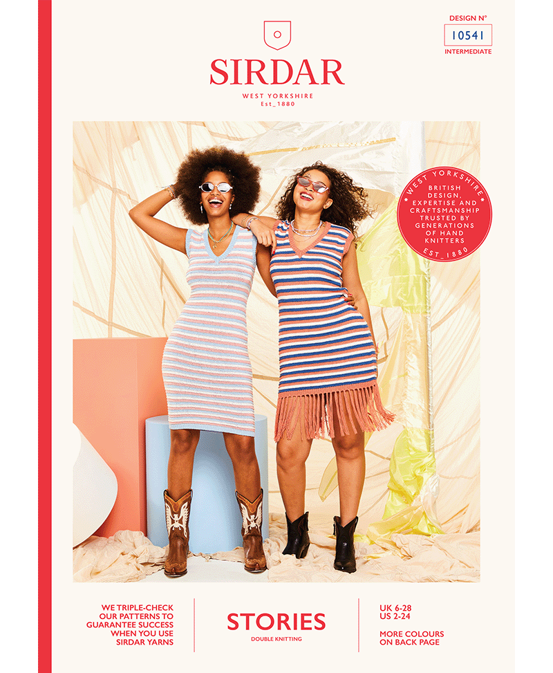 Sirdar 10541 Just Add Shades Dress in Sirdar Stories DK