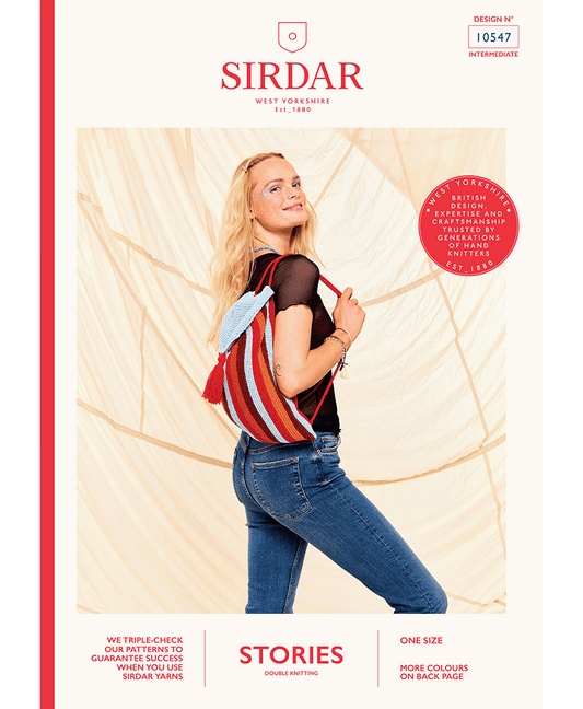 Sirdar 10547 Backstage Pass Bag in Sirdar Stories DK