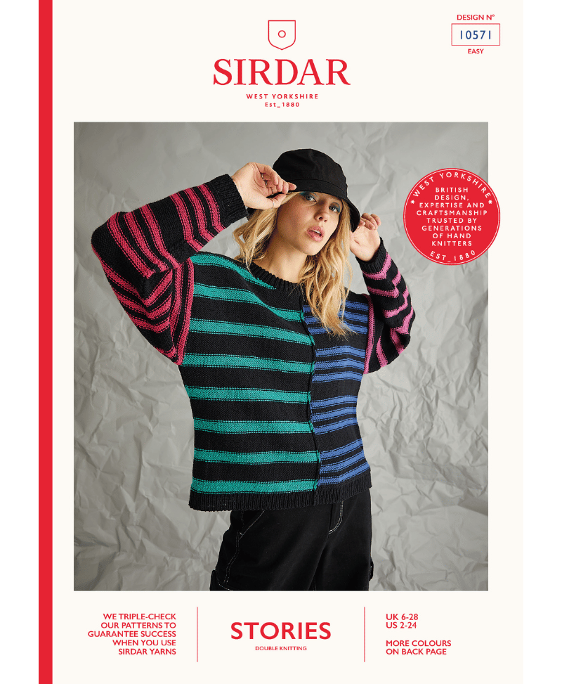 Sirdar 10571 Bright Lights Sweater in Stories DK