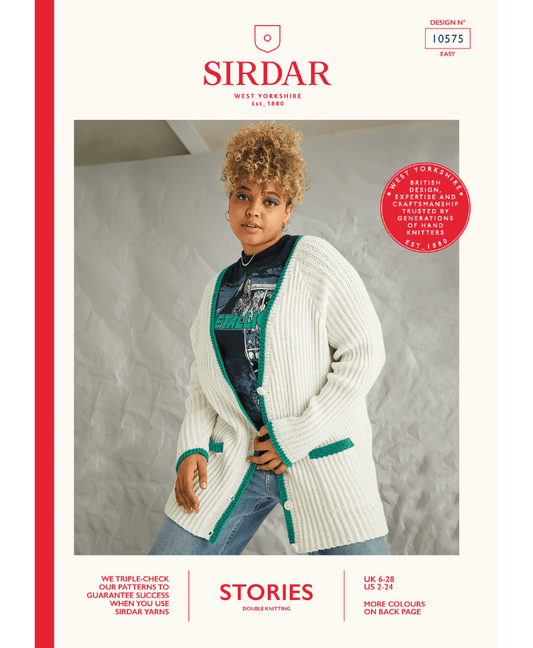Sirdar 10575 Skyscraper Cardigan in Stories DK