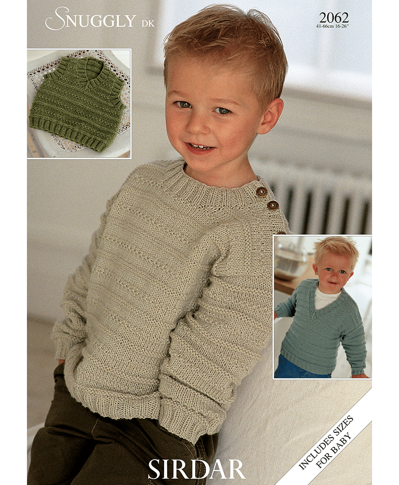 Sirdar 2062 Sweaters & Tank Top in Snuggly DK
