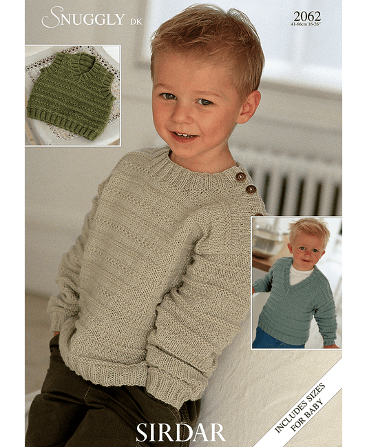Sirdar 2062 Sweaters & Tank Top in Snuggly DK