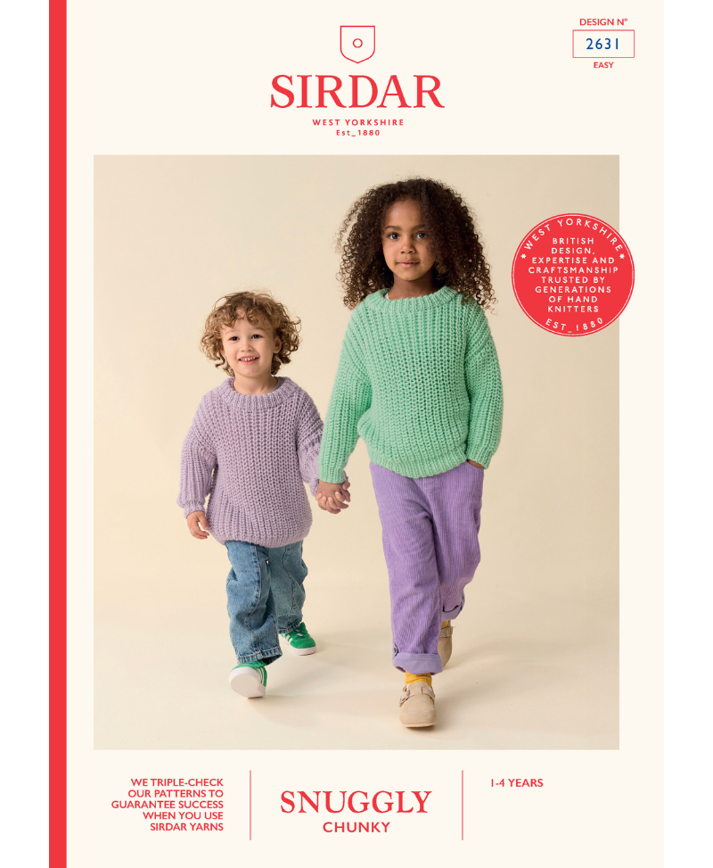 Sirdar 2631 Scandi Rib Sweater in Sirdar Snuggly Chunky