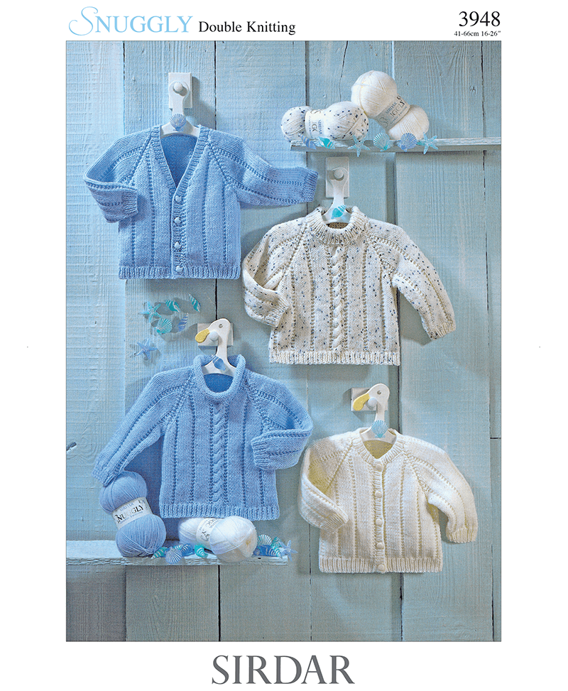 Sirdar 3948 Sweaters & Cardigans in Snuggly DK