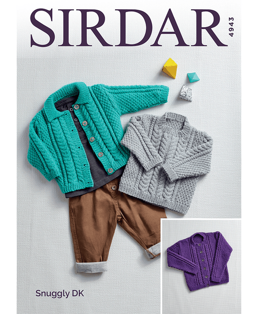 Sirdar 4943 Childs Sweater & Cardigans in Snuggly DK