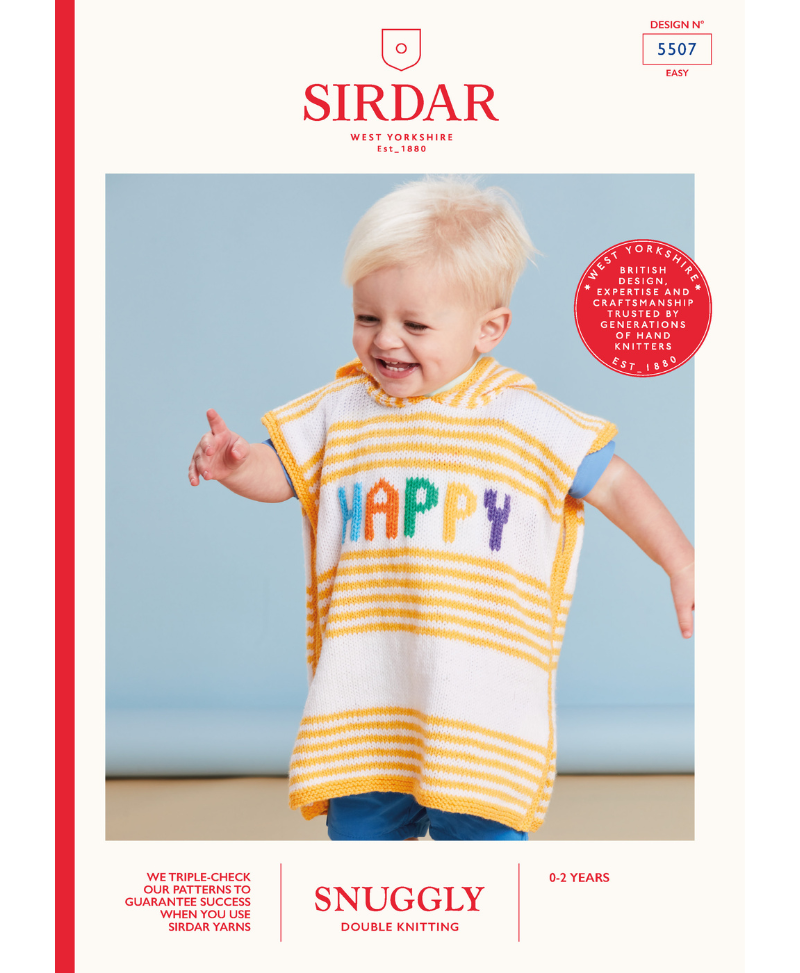 Sirdar 5507 Happy Holidays Poncho in Snuggly DK