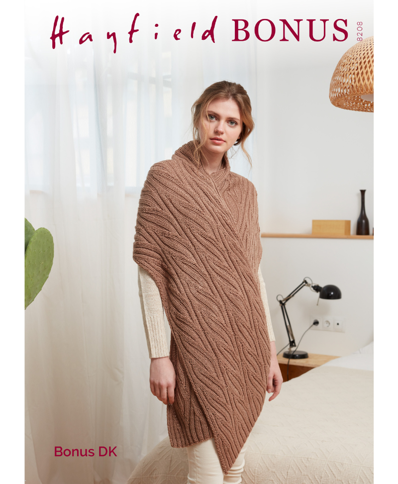 Sirdar 8208 Scarf in Hayfield Bonus DK (Leaflet)
