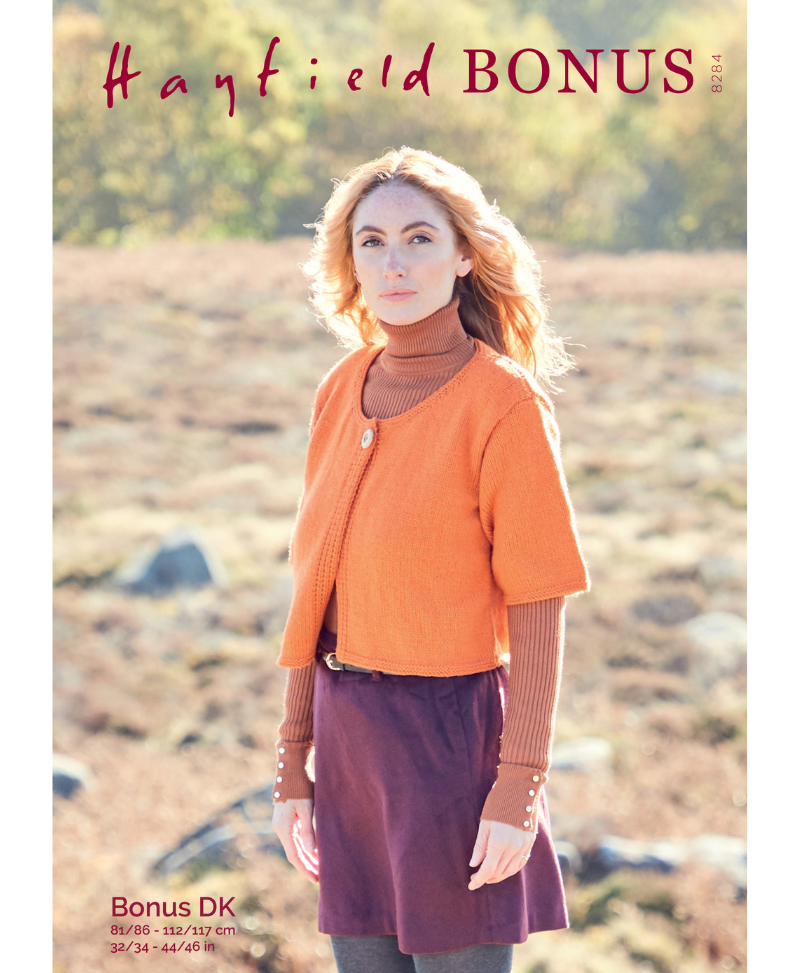 Sirdar 8284 Cardigan in Hayfield Bonus DK (Leaflet)