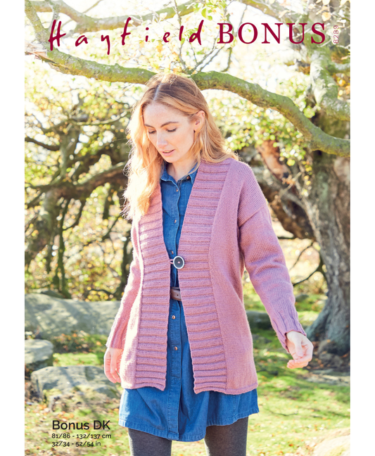 Sirdar 8289 Cardigan in Hayfield Bonus DK (Leaflet)